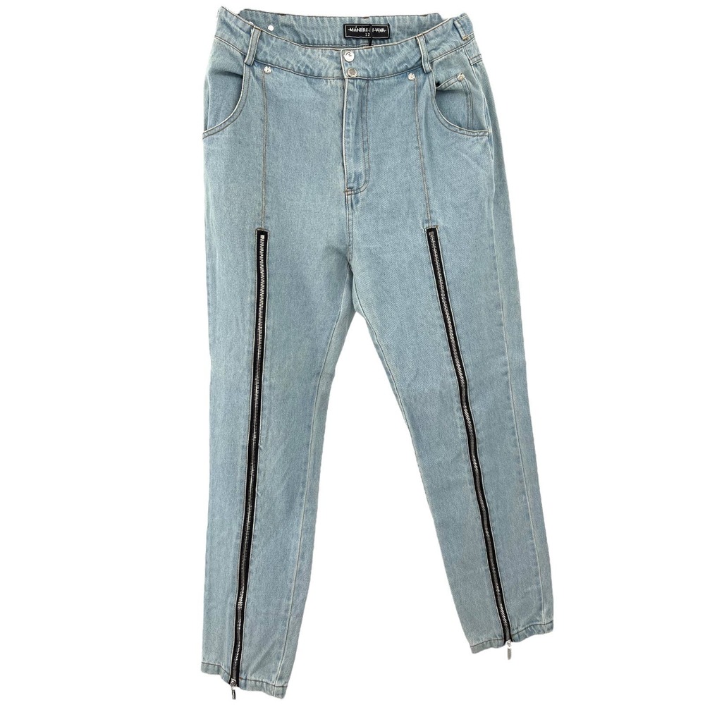 Manière de voir zip up jeans size 12